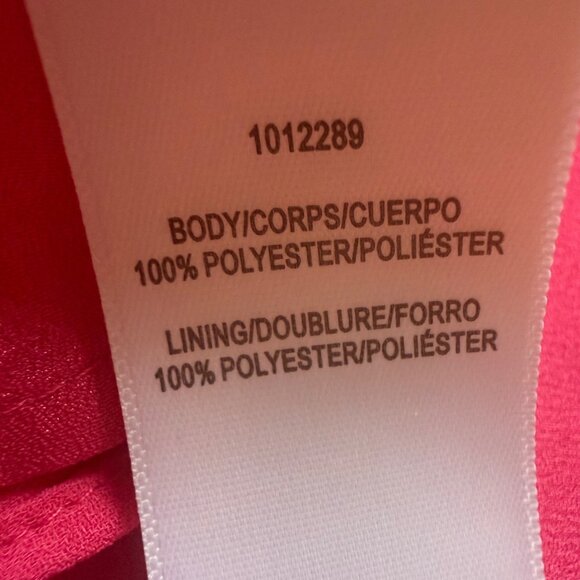 Halston Size 2 Fuchsia Azalea Asymmetric Draped Sleeveless Tie Back Maxi Gown - Picture 9 of 16